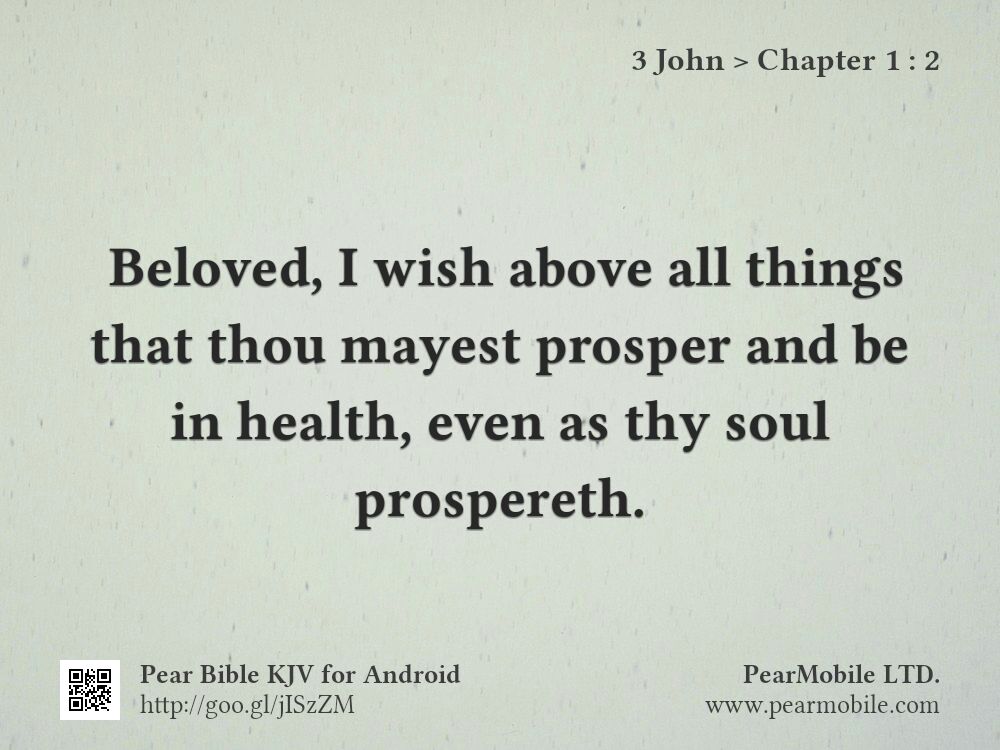 3 John, Chapter 1:2
